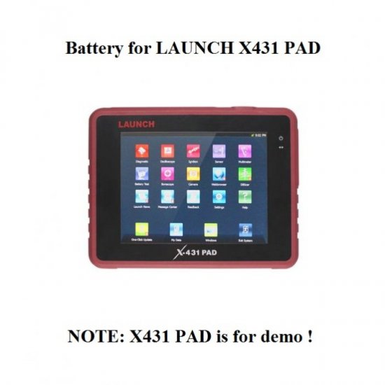 Battery Replacement for LAUNCH X431 PAD Scan ToolLAUNCHX431PAD